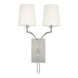 Glenford Wall Sconce - 13 Inch - Polished Nickel by Hudson Valley