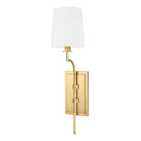 Glenford Wall Sconce - 5.5 Inch - Aged Brass by Hudson Valley