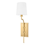 Glenford Wall Sconce - 5.5 Inch - Aged Brass by Hudson Valley