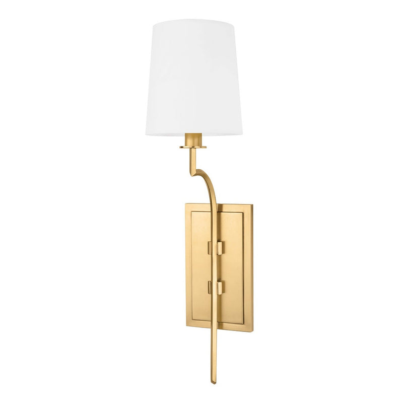 Glenford Wall Sconce - 5.5 Inch - Aged Brass by Hudson Valley