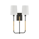Glenmont Wall Sconce - 14 Inch - Aged Brass with Distressed Bronze by Hudson Valley