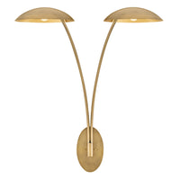 Glenn Large Two Light Sconce - Heritage Brass - by Fredrick Ramond