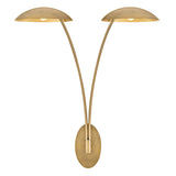 Glenn Large Two Light Sconce - Heritage Brass - by Fredrick Ramond