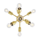 Glenties Sputnik Chandelier - Polished Brass
