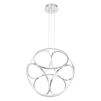 Glenview Pendant 24 Inch Chrome by Eurofase
