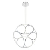 Glenview Pendant 24 Inch Chrome by Eurofase