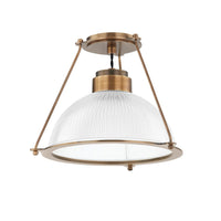 Glint Semi Flush - Small by Troy Lighting