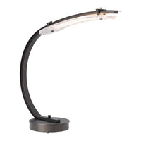 Glissade LED Table Lamp, shown in Oil Rubbed Bronze, by Hubbardton Forge