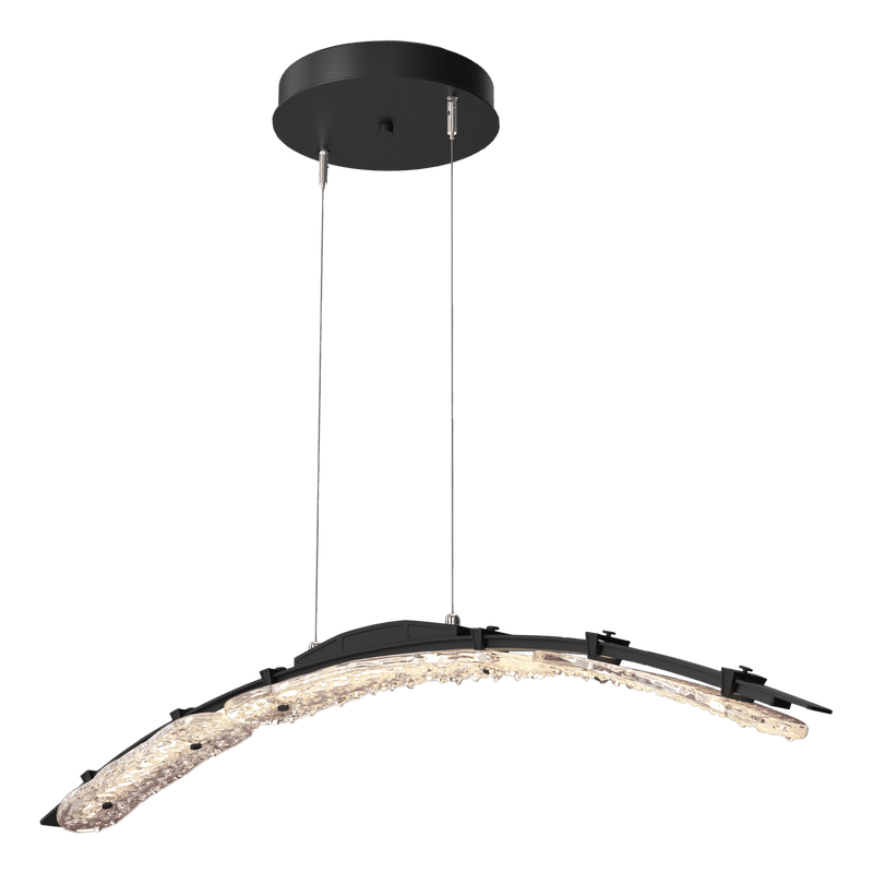 Glissade Linear Pendant Large Black By Hubbardton Forge
