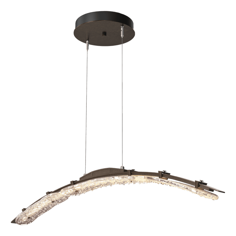 Glissade Linear Pendant Large Bronze By Hubbardton Forge