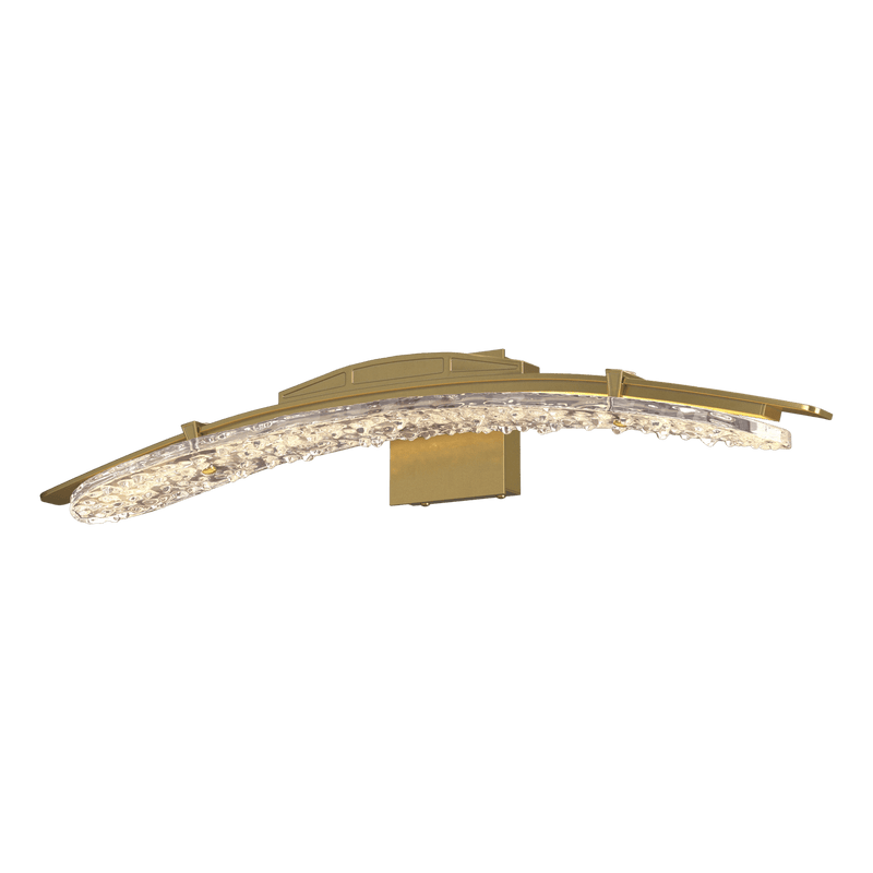 Glissade Vanity Light Modern Brass By Hubbardton Forge
