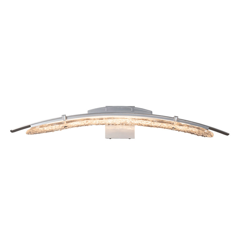Glissade Vanity Light Sterling By Hubbardton Forge