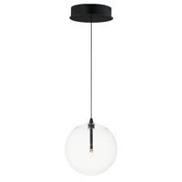 Global 1 Light Pendant Black By ET2