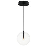 Global 1 Light Pendant Black By ET2