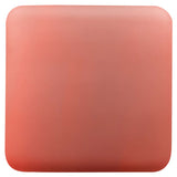 Gloss Blush Ceramic Small Square Backlit ADA Color Selectable Wall Sconce by Justice Design
