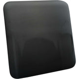 Gloss Gray Ceramic Small Square Backlit ADA Color Selectable Wall Sconce by Justice Design