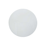 Gloss White Medium Ceramic Round Backlit Color Temperature Selectable LED Wall Sconce by Justice Design