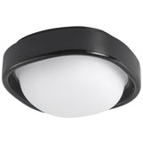 Glossy Black Pebble Flush Mount by Kuzco Lighting