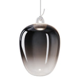Glossy Smoke Medium Oblo Pendant by Lodes
