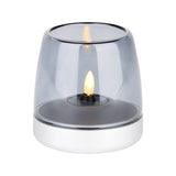 Glow 10 Candle Holder - Frosted Silver