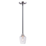 Goblet Pendant Black / Satin Nickel by Maxim Lighting