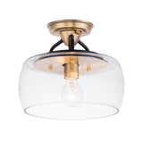Goblet Semi-Flush Mount Bronze / Antique Brass by Maxim Lighting