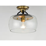 Goblet Semi-Flush Mount Bronze / Antique Brass by Maxim Lighting