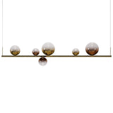 Gold/Glossy Bronze Random Stick Long Suspension by Lodes