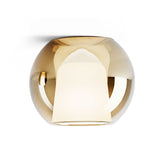 Gold Glass Glo Wall/Ceiling Light by Penta