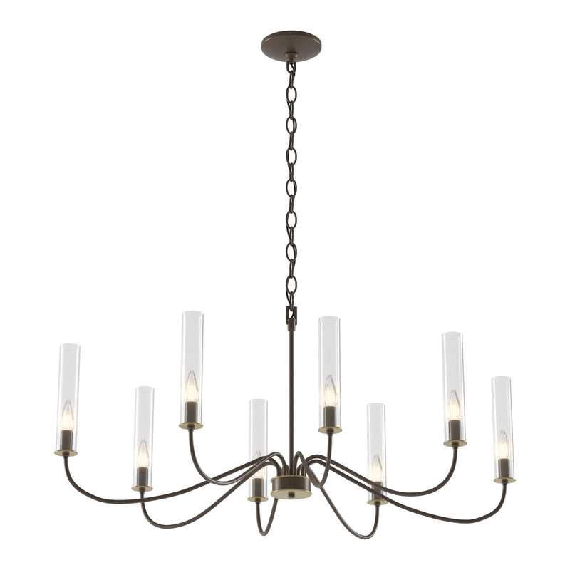 Grace 8-Arm Chandelier in Bronze by Hubbardton Forge