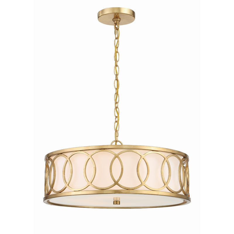 Graham Chandelier 18'' Antique Gold
