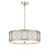 Graham Chandelier 18'' Antique Silver