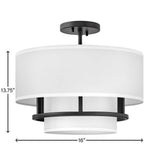 Graham Semi-flush Mount