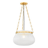 Granby Pendant - 17 Inch - Aged Brass by Hudson Valley