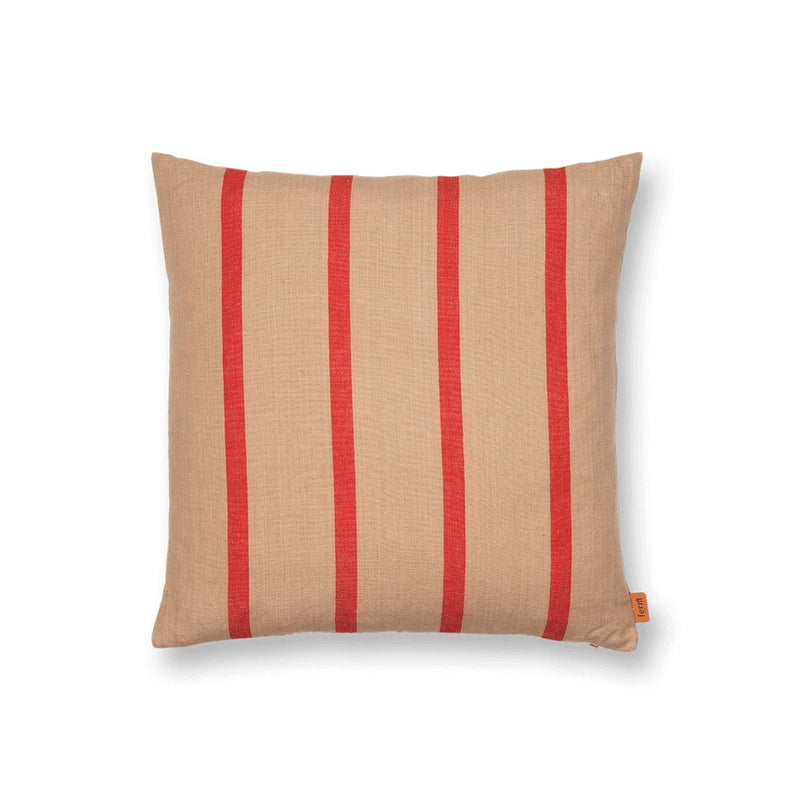 Grand Cushion - Camel/Red