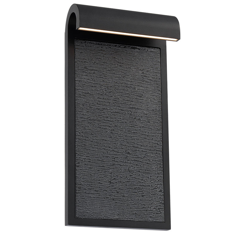 Granite Stone-Black Takonic Outdoor Wall Light by Modern Forms