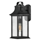 Grant Wall Mount Lantern - Textured Black - by Hinkley