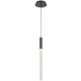 Gravina Multi Light Suspension 1 Lights Brushed Gun Metal By Lib Co Main View 2