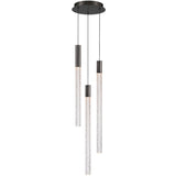Gravina Multi Light Suspension 3 Lights Brushed Gun Metal By Lib&Co Main View 1