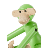 Kay Bojesen Monkey, Mini, Light Green, H: 3.7" By Kay Bojesen