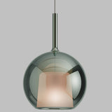 Green Glass Glo Maxi Pendant by Penta