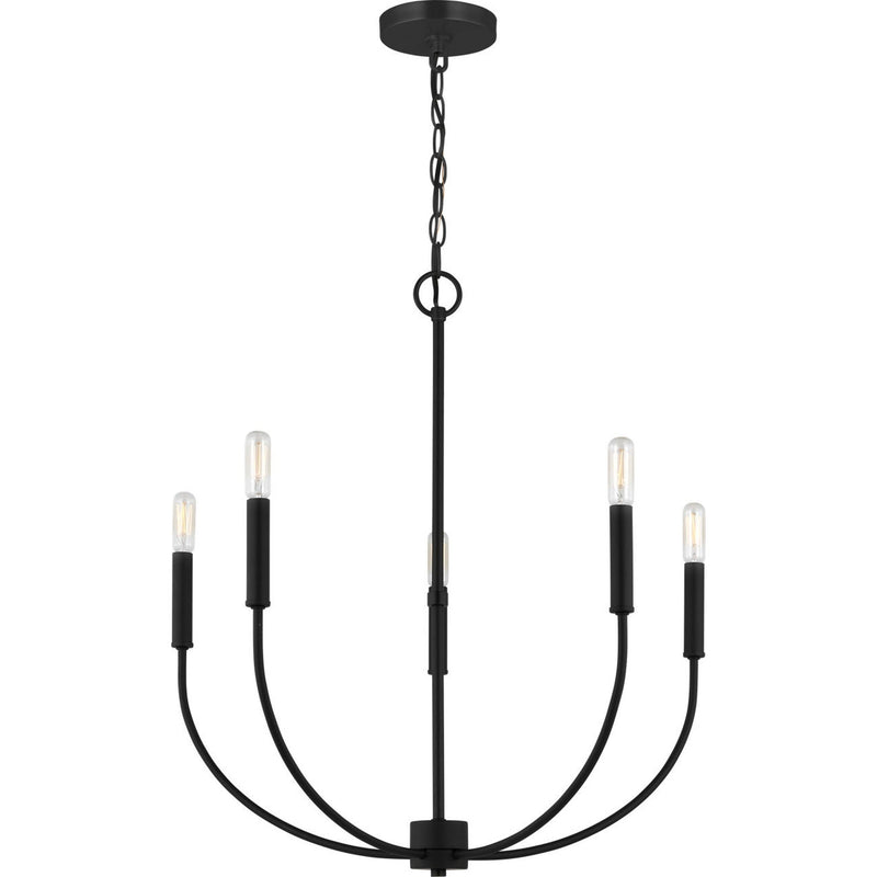 Greenwich Chandelier — 24 1/8", Midnight Black