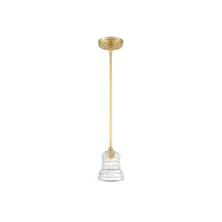 Gregory Pendant 5'' Aged Brass