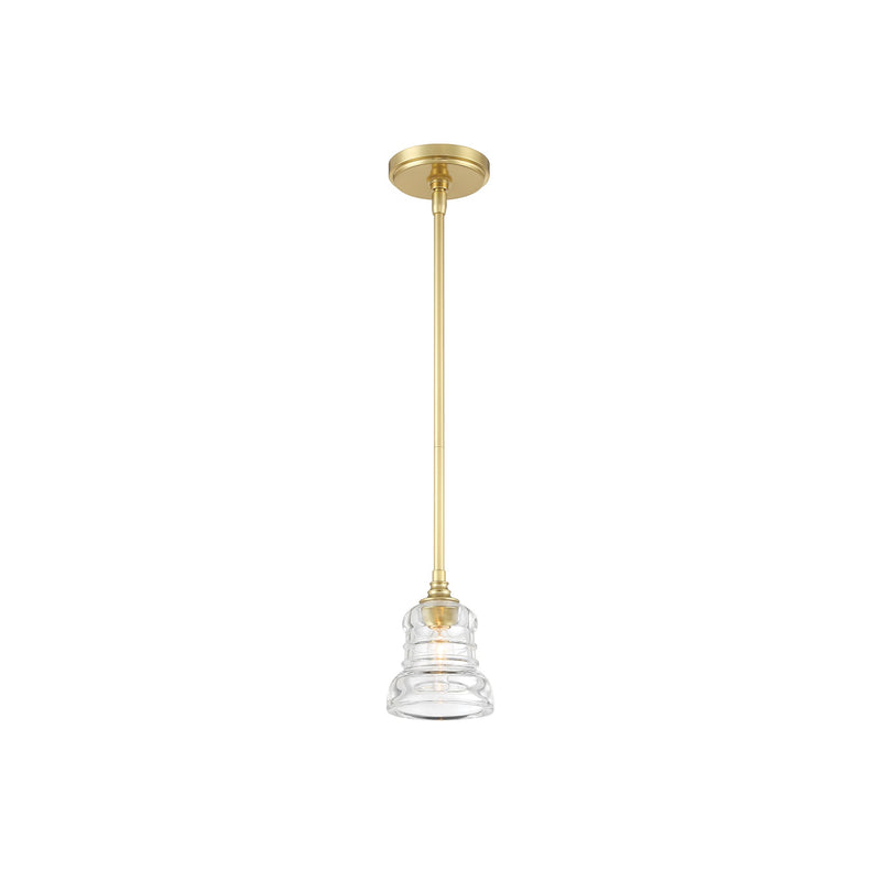 Gregory Pendant 5'' Aged Brass