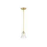 Gregory Pendant 5'' Aged Brass