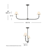 Greta Medium Two Light Linear