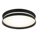 Greyson Flush Mount 16 Inch Matte Black