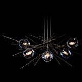 Griffin Pendant detail in Oil Rubbed Bronze, by Hubbardton Forge
