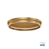 Groove LED Flush Mount WiZ by ET2 - Gold