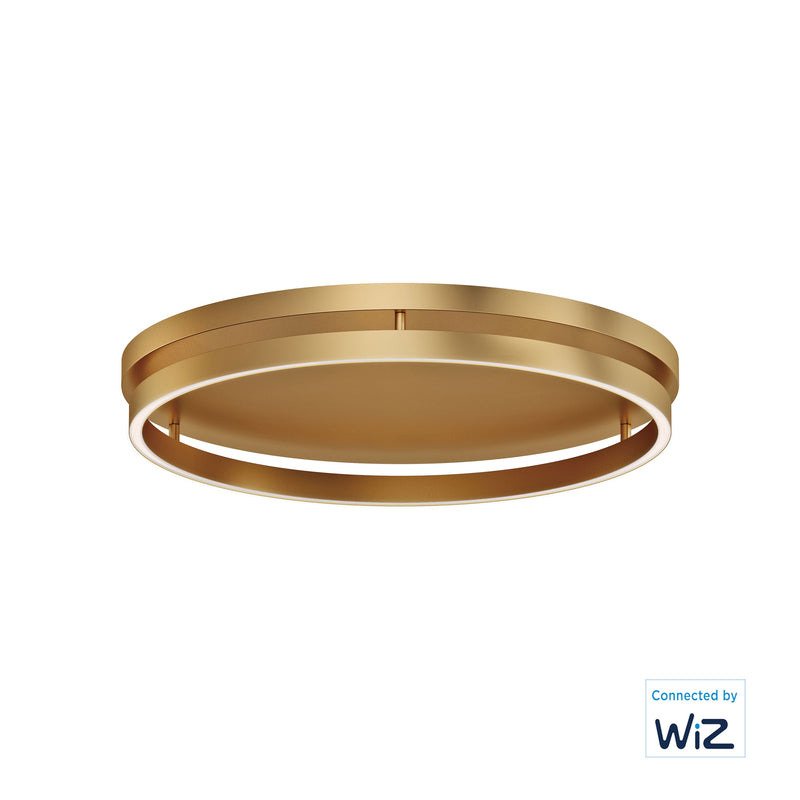 Groove LED Flush Mount WiZ by ET2 - Gold